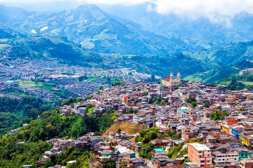 Vista panorámica de Manizales