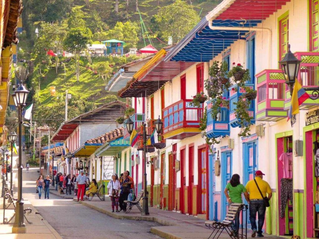 El colorido de las calles de Salento